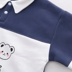 Apparel Two-Tone Blue Gray Trip Bears Unisex Sweatshirts -Kawaii Store kawaiies plushies plush softtoy two tone blue gray trip bears unisex sweatshirts new hoodies 877698