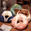 U-Shaped Travel Neck Support Pillow Kawaii Edition 1 U-Shaped Travel Neck Support Pillow Kawaii Edition -Kawaii Store kawaiies plushies plush softtoy u shaped travel neck support pillow kawaii edition new pillows 310837
