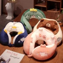 U-Shaped Travel Neck Support Pillow Kawaii Edition