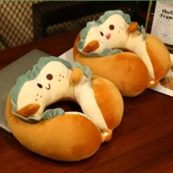 U-Shaped Travel Neck Support Pillow Kawaii Edition -Kawaii Store kawaiies plushies plush softtoy u shaped travel neck support pillow kawaii edition new pillows 688524