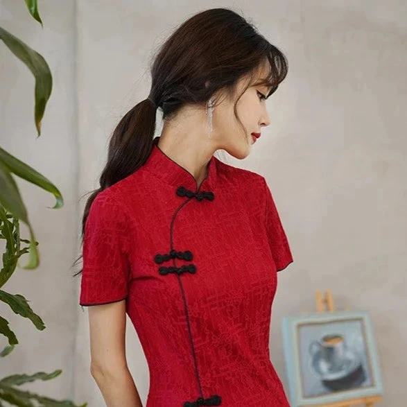 Apparel Vintage Chinese Traditional Qipao Cheongsam Dress 22 Apparel Vintage Chinese Traditional Qipao Cheongsam Dress - Image 20