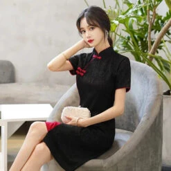 Apparel Vintage Chinese Traditional Qipao Cheongsam Dress 30 Apparel Vintage Chinese Traditional Qipao Cheongsam Dress -Kawaii Store kawaiies plushies plush softtoy vintage chinese traditional qipao cheongsam dress apparel 316376