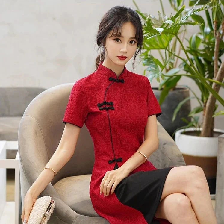 Apparel Vintage Chinese Traditional Qipao Cheongsam Dress 20 Apparel Vintage Chinese Traditional Qipao Cheongsam Dress - Image 18
