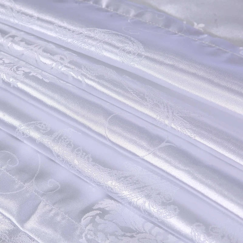 Vintage White Cream Jacquard Bedding Set Luxury 8 Vintage White Cream Jacquard Bedding Set Luxury - Image 6