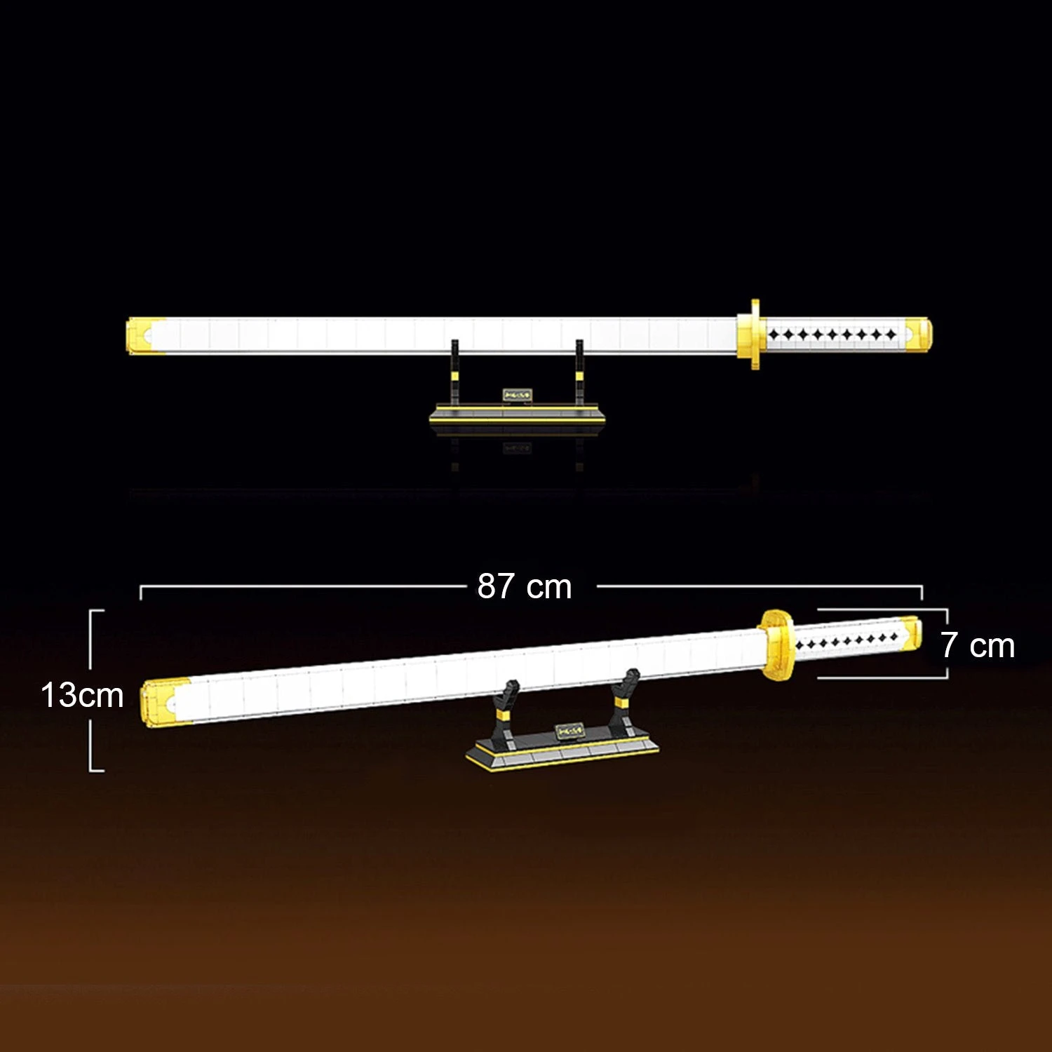 Wado Great Grade White Katana Sword Building Blocks 7 Wado Great Grade White Katana Sword Building Blocks - Image 5