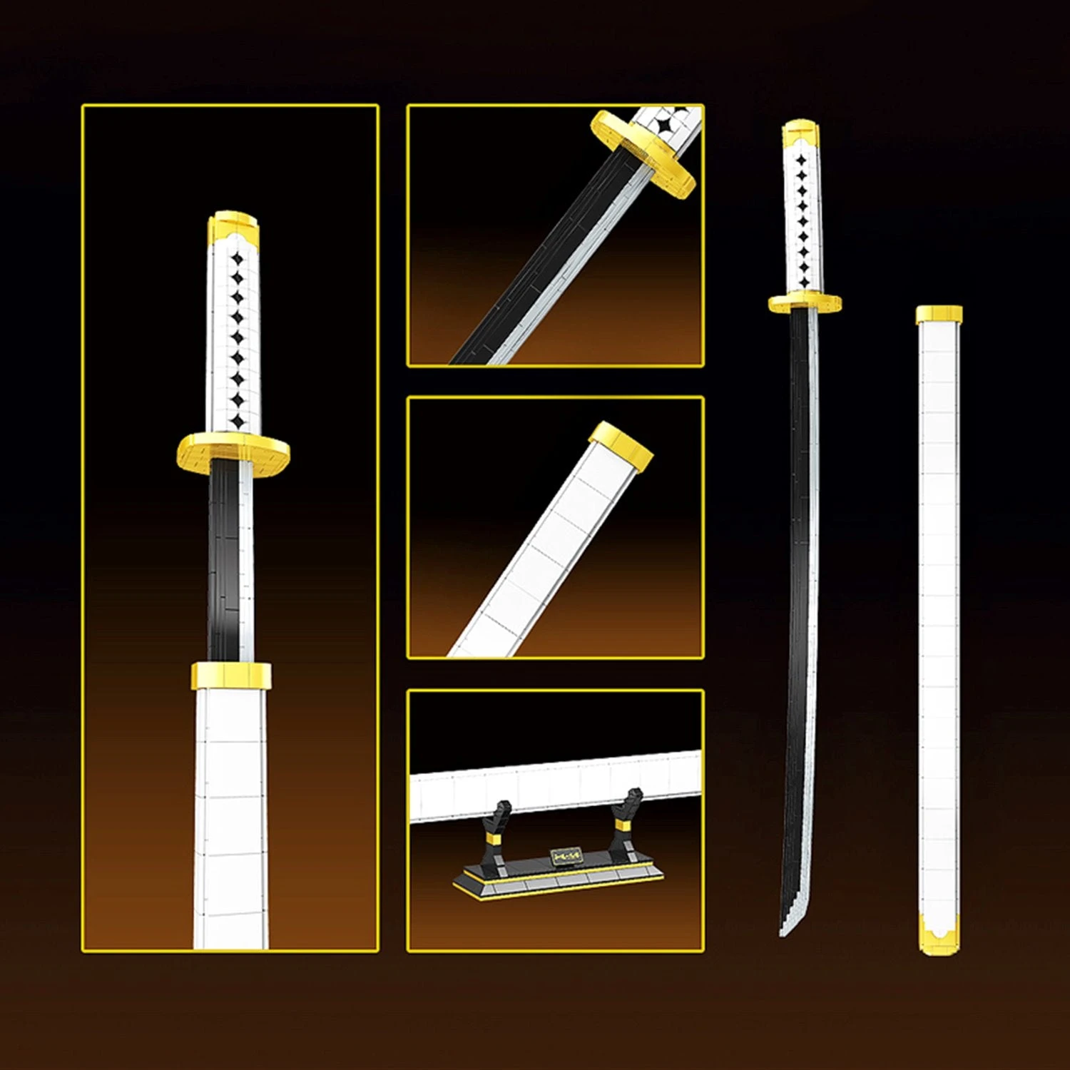 Wado Great Grade White Katana Sword Building Blocks 6 Wado Great Grade White Katana Sword Building Blocks - Image 4