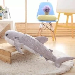Whale Shark Family -Kawaii Store kawaiies plushies plush softtoy whale shark family soft toy 150cm gray 846878