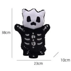 Whisper The Mini Skeleton Plush Backpack -Kawaii Store kawaiies plushies plush softtoy whisper the mini skeleton plush backpack bags 132577