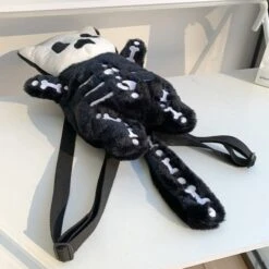 Whisper The Mini Skeleton Plush Backpack -Kawaii Store kawaiies plushies plush softtoy whisper the mini skeleton plush backpack bags 148251