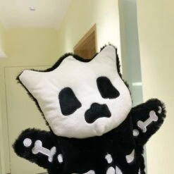 Whisper The Mini Skeleton Plush Backpack -Kawaii Store kawaiies plushies plush softtoy whisper the mini skeleton plush backpack bags 825841