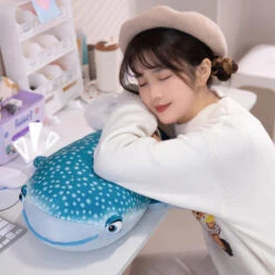 White Beluga Blue Whale Shark 75cm Plushies -Kawaii Store kawaiies plushies plush softtoy white beluga blue whale shark 75cm plushies soft toy 109876