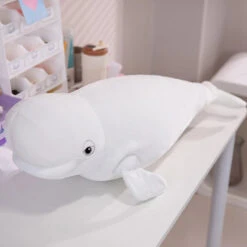 White Beluga Blue Whale Shark 75cm Plushies -Kawaii Store kawaiies plushies plush softtoy white beluga blue whale shark 75cm plushies soft toy whale beluga 691268