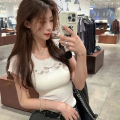 Apparel White Black Coquette Lace Bow Women's Top 33 Apparel White Black Coquette Lace Bow Women's Top -Kawaii Store kawaiies plushies plush softtoy white black coquette lace bow womens top apparel 197204