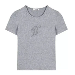 Apparel White Gray Winged Gem B Women's Tee -Kawaii Store kawaiies plushies plush softtoy white gray winged gem b womens tee apparel 667207