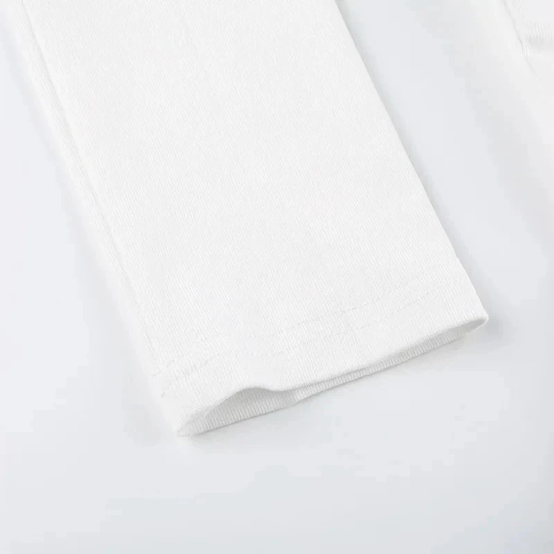 Apparel White Harajuku Laced Women's Long Sleeve Top 14 Apparel White Harajuku Laced Women's Long Sleeve Top - Image 12