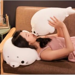 White Seal Plushies -Kawaii Store kawaiies plushies plush softtoy white seal plushies soft toy 534098
