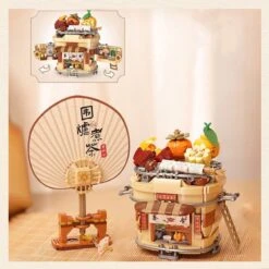 Wonders Of Asia Teatime Nano Building Set -Kawaii Store kawaiies plushies plush softtoy wonders of asia teatime nano building set new build it 408757