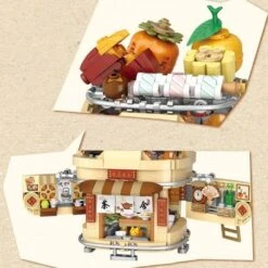 Wonders Of Asia Teatime Nano Building Set -Kawaii Store kawaiies plushies plush softtoy wonders of asia teatime nano building set new build it 636168
