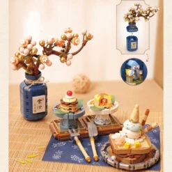 Wonders Of Asia Teatime Nano Building Set -Kawaii Store kawaiies plushies plush softtoy wonders of asia teatime nano building set new build it 659439