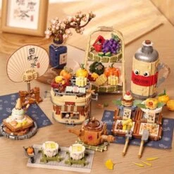 Wonders Of Asia Teatime Nano Building Set -Kawaii Store kawaiies plushies plush softtoy wonders of asia teatime nano building set new build it 870842