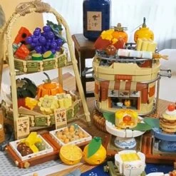 Wonders Of Asia Teatime Nano Building Set -Kawaii Store kawaiies plushies plush softtoy wonders of asia teatime nano building set new build it 976560