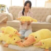 Yellow Kawaii Long Snuggly Platypus Plushie -Kawaii Store kawaiies plushies plush softtoy yellow kawaii long snuggly platypus plushie soft toy 552563