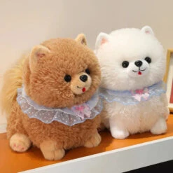 Yumi And Koji The Pomeranian Dog Plushies -Kawaii Store kawaiies plushies plush softtoy yumi and koji the pomeranian dog plushies soft toy 249808
