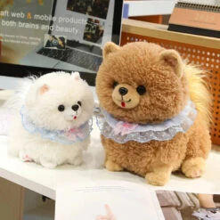 Yumi And Koji The Pomeranian Dog Plushies -Kawaii Store kawaiies plushies plush softtoy yumi and koji the pomeranian dog plushies soft toy 792386