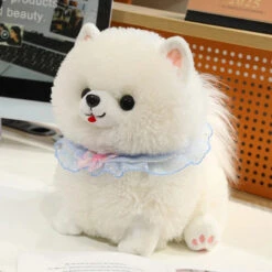 Yumi And Koji The Pomeranian Dog Plushies -Kawaii Store kawaiies plushies plush softtoy yumi and koji the pomeranian dog plushies soft toy white yumi 25cm 183878